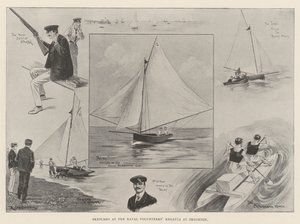 Bocetos en la regata de voluntarios navales en Brighton